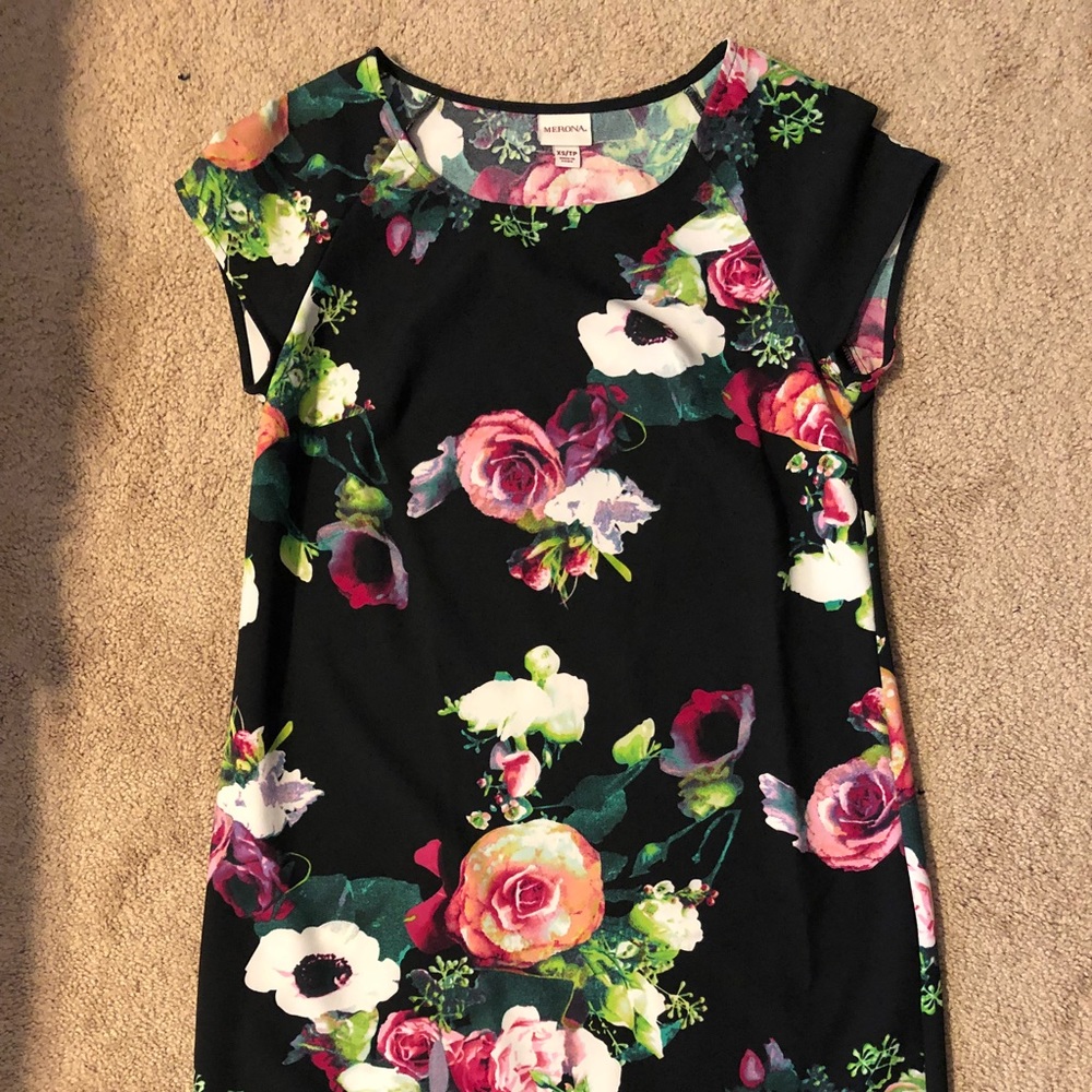 MERONA floral short sleeve dress
